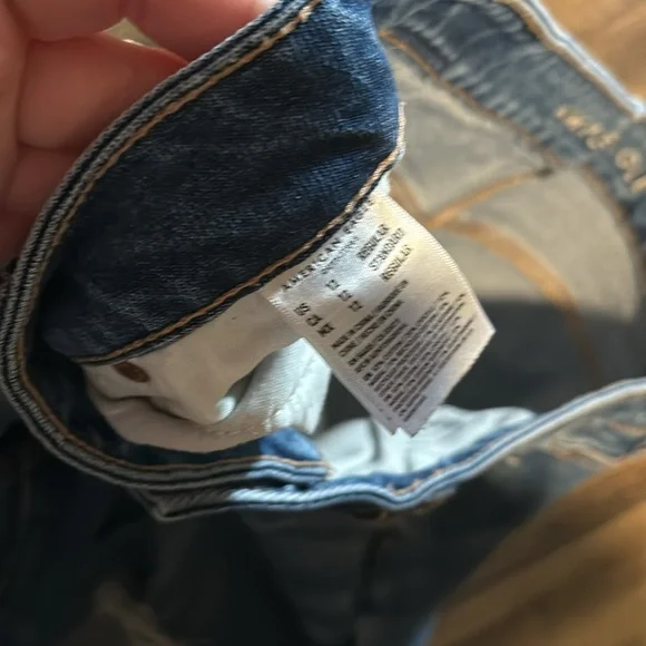 American eagle stretch mom straight jeans 12 regular - Picture 4 of 7